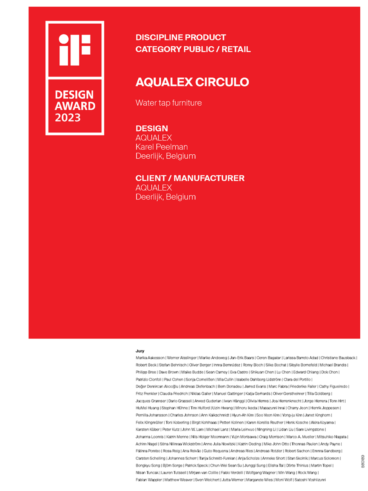 Certificate i F Design 2023 AQUALEX Circulo web